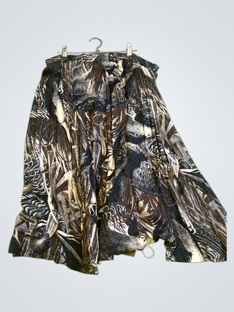 Vintage Bedruckter Maxi-Rock