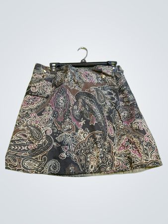 Paisley-Print A-Linien-Rock