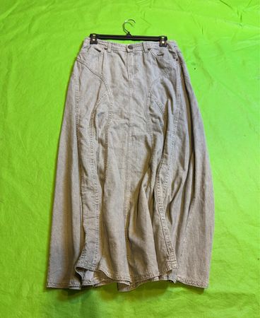 Helle Waschung Denim Maxiröcke