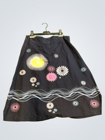 InWear Schwarzer Floralrock