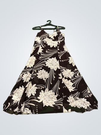 MOSEYI Floral Print Midi Dress