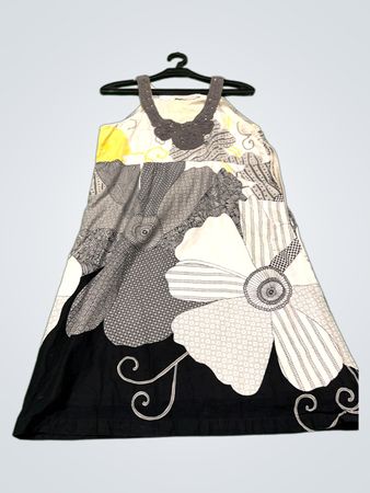 Cache Cache 38 Patchwork Floral Dress