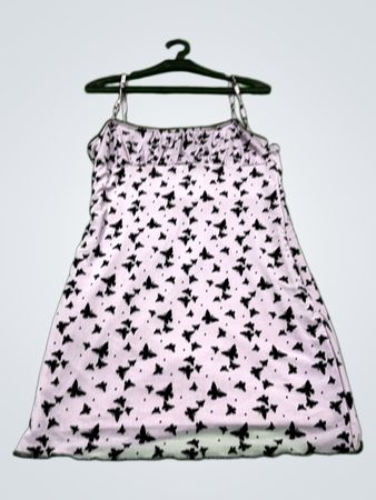 Lillie & Mia Butterfly Print Slip Dress