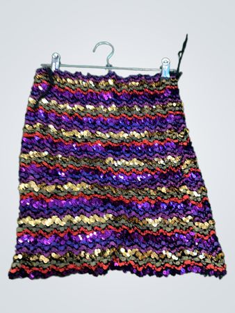 A.WEAR Pailletten-Minirock