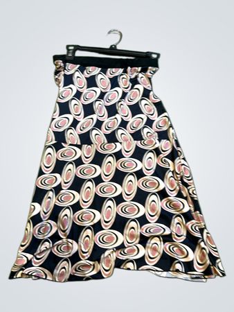 ICHI Damen bedrucktes trägerloses Kleid