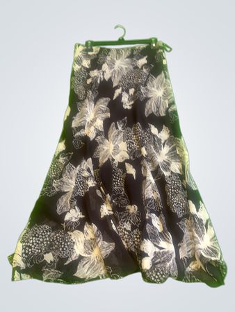 B H Floral Print Maxi Rock