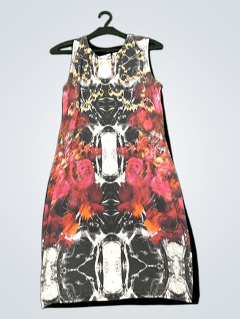 SPERTI Damen ärmelloses bedrucktes Kleid