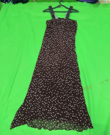 Vintage Vanguard Pünktchen Maxikleid