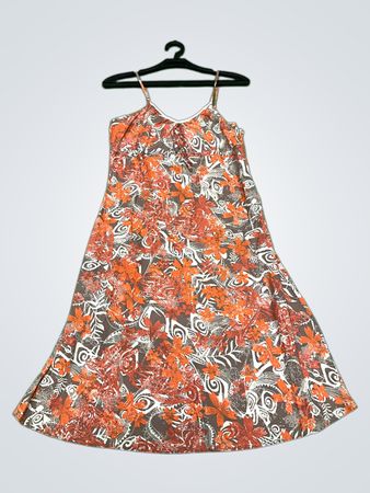 Yessica Blumenmuster Maxi-Kleid