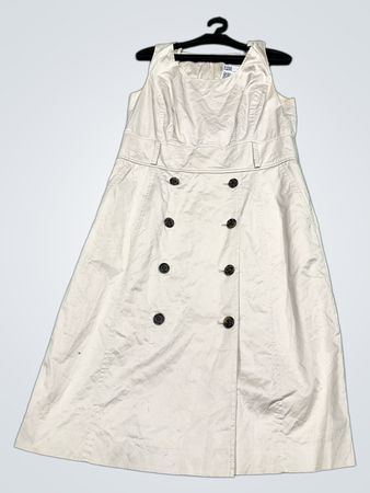 Mexx Ärmelloses Knopfhemd-Midikleid