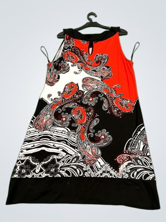 SELECTION by Robert Kaufman Paisley Print Kleid