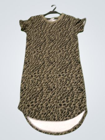 JACQUELINE de YONG T-Shirt Kleid mit Leopardenmuster
