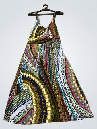 Maxikleid mit bohemian Print