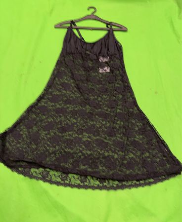 Port Louis Black Lace Slip