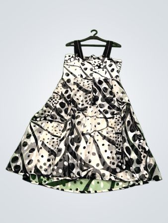 Vintage Vanguard Schwarzes Kleid