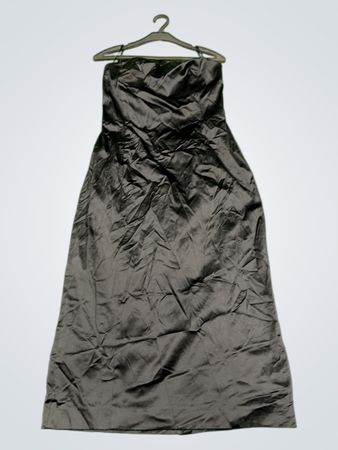 Isaac Mizrahi Für Target Schwarzes Strapless Maxi-Kleid