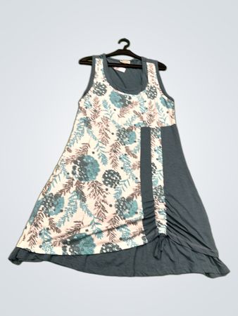 BOYSEN'S Blumendruck Ärmelloses Kleid