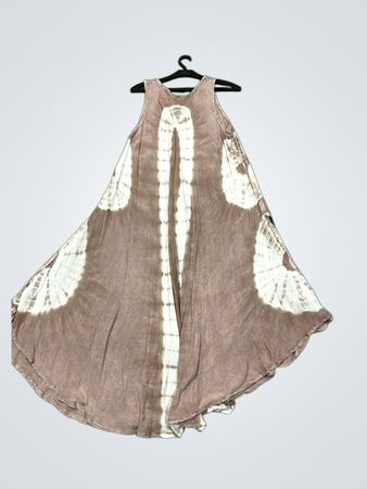 Batikhüftkleid aus Viskose
