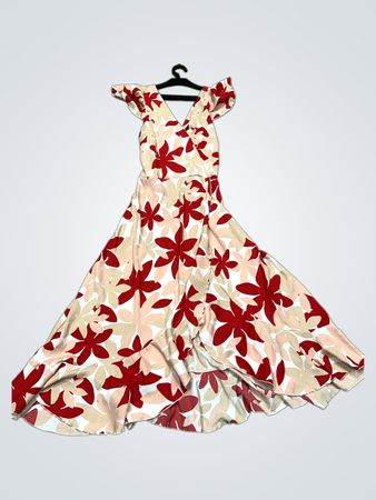 MONITO Floral Print Wickelkleid