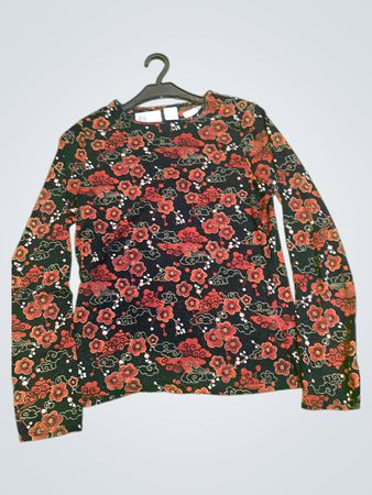 Camaieu Floral Print Langarmshirt