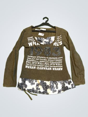 BluDeise Langarmshirt mit Grafikdruck
