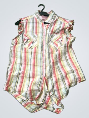 Pepe Jeans London Karierte Button-Down-Bluse