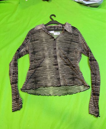MEXX Sheer Long-Sleeve Top