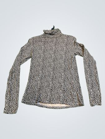 KIABI Leopardenmuster Rollkragenoberteil