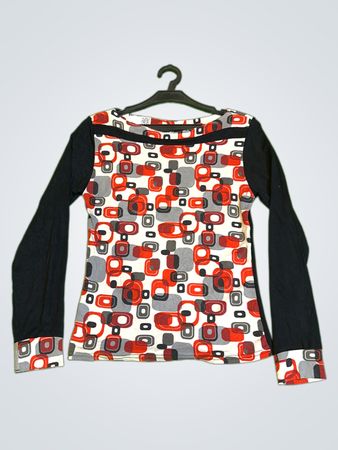 Christelle Langarmshirt mit geometrischem Druck
