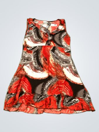 Street One Ärmelloses Kleid mit Rüschensaum