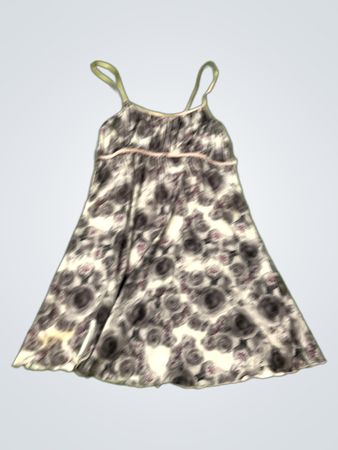 Blumenmuster Slip-Kleid