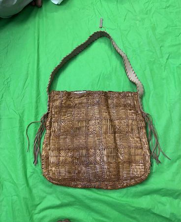 DESMO Made in Italy Woven Shoulder Bag