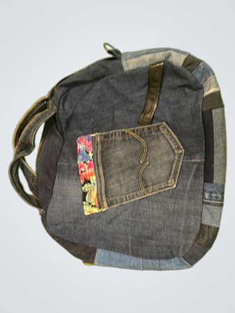 Denim-Patchwork-Rucksack