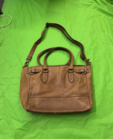 MBS COLLECTION Echte Leder Braune Tasche