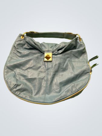 Mark. Blaue Leder Hobo-Tasche