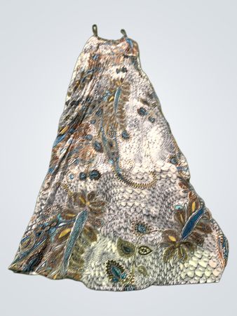 MAS Damen Maxi-Kleid mit Paisley-Druck
