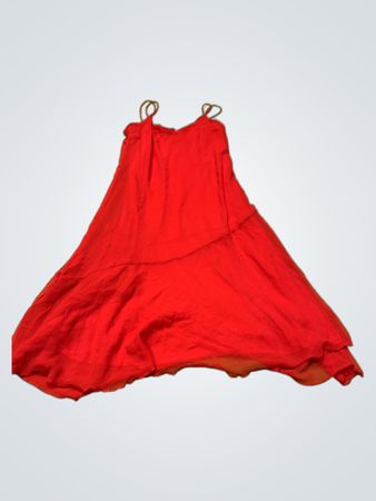H&M Rotes Spaghettiträgerkleid