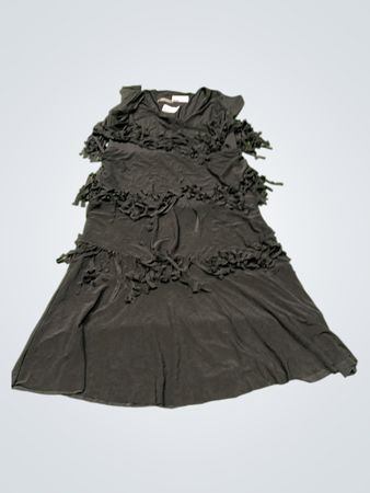 MARY COOL PARIS Schwarzes Fransen Kleid