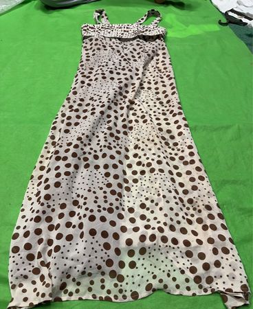 Damen Maxi-Kleid mit Punkten
