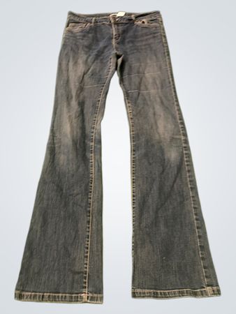CAMATEU Damen blaue Schlagjeans
