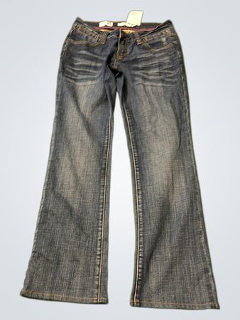 POCOSE Damen Blaue Denim Jeans