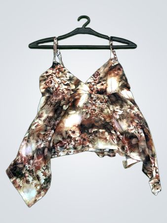 Swee Lilac Damen Floral Print Spaghettiträgershirt