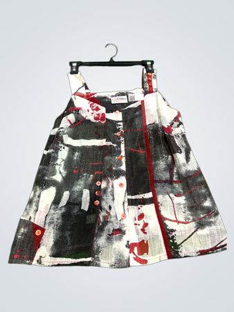 Guy Dubois Abstract Print Tanktop