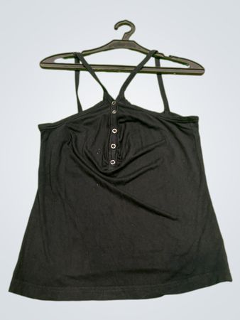 Schwarzes Tanktop