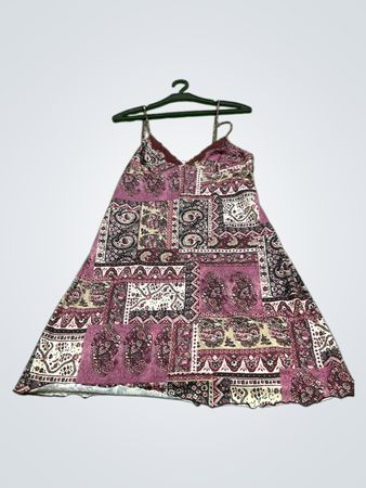 Vintage Vanguard Paisley Druck Nachtkleid