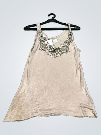 Vintage Vanguard Tanktop mit verziertem Ausschnitt