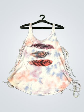 Hollister Tie-Dye Feather Tank Top