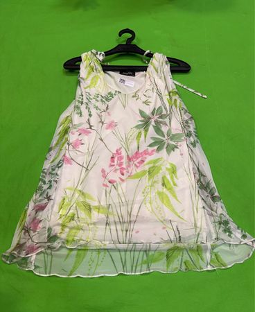 APANAGE Floral Print ärmelloses Kleid
