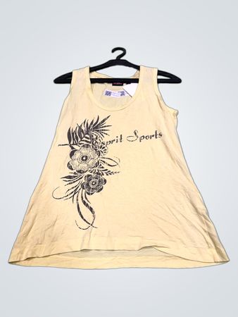 Esprit Sports Gelbes Floral-Top