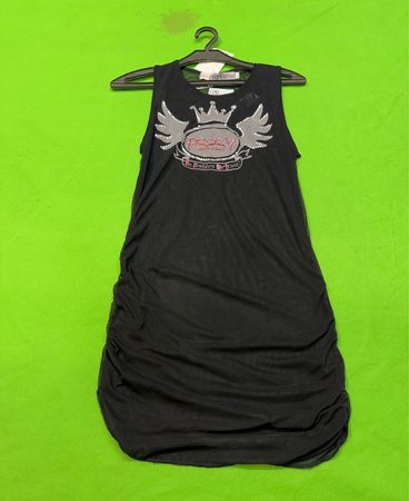Sexy Ps2y Teens Schwarzes Rüschennetzkleid